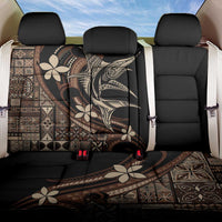 Samoa Manuia le Aso Tuto'atasi Back Car Seat Cover Siapo Mamanu Mix Tatau Marlin LT7 One Size Black - Polynesian Pride