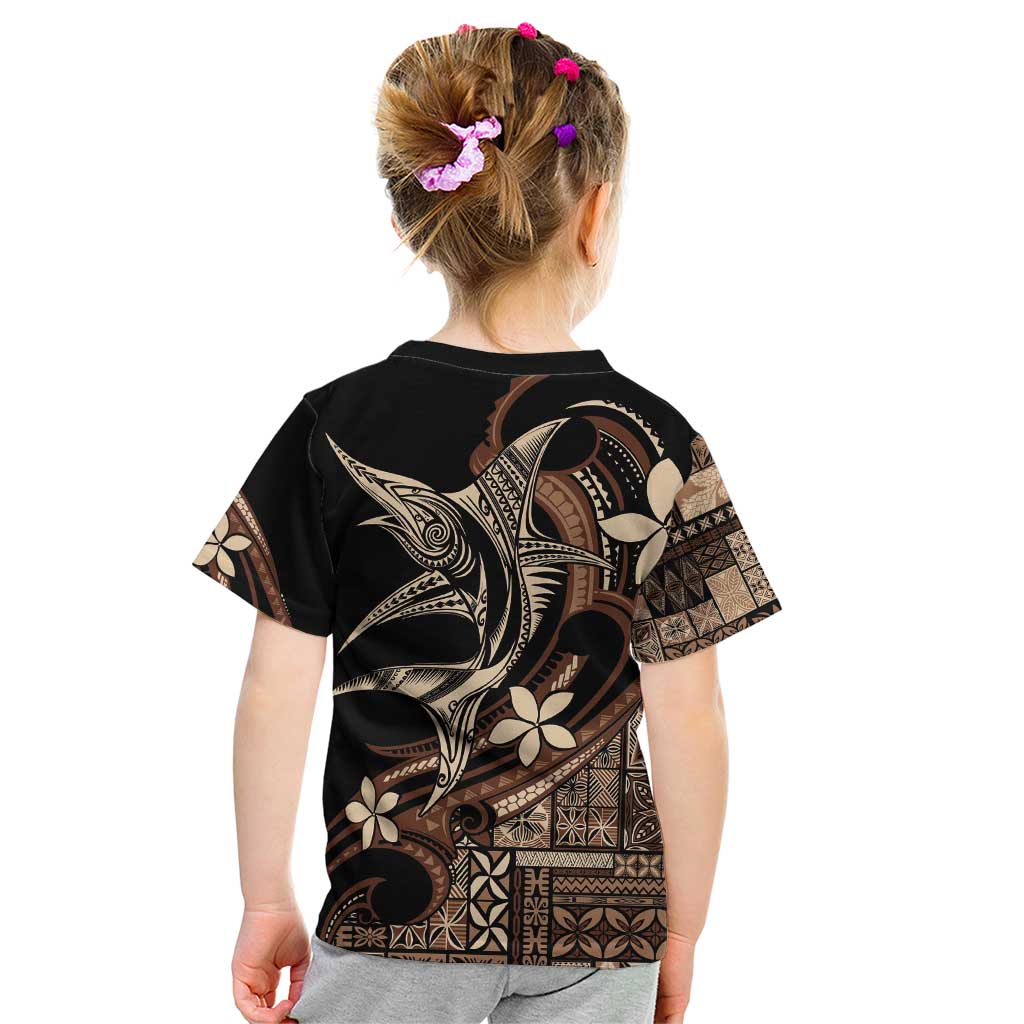 Samoa Manuia le Aso Tuto'atasi Kid T Shirt Siapo Mamanu Mix Tatau Marlin