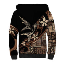 Samoa Manuia le Aso Tuto'atasi Sherpa Hoodie Siapo Mamanu Mix Tatau Marlin LT7 - Polynesian Pride