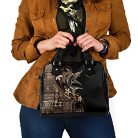 Samoa Manuia le Aso Tuto'atasi Shoulder Handbag Siapo Mamanu Mix Tatau Marlin
