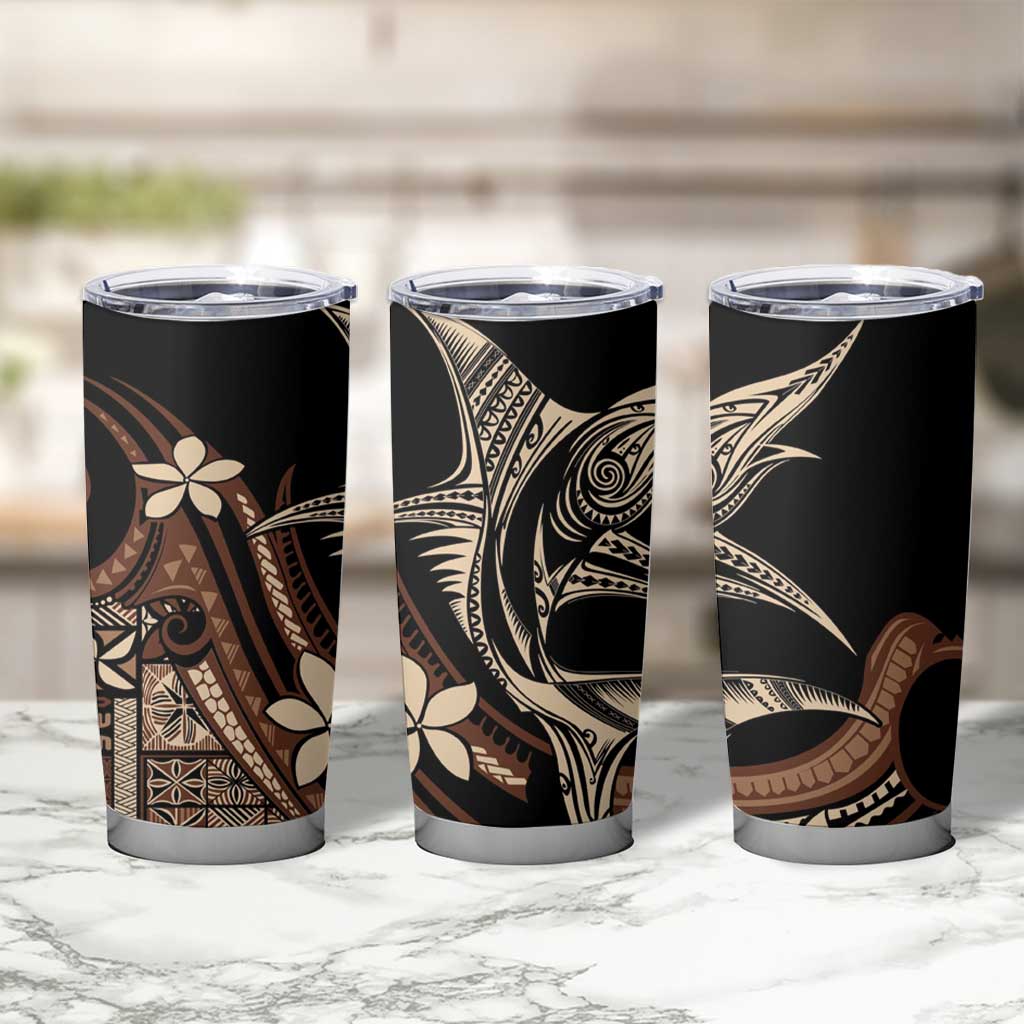 Samoa Manuia le Aso Tuto'atasi Tumbler Cup Siapo Mamanu Mix Tatau Marlin