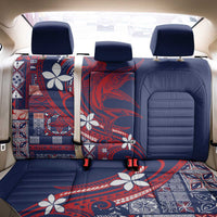 Samoa Manuia le Aso Tuto'atasi Back Car Seat Cover Siapo Mamanu Mix Tatau Marlin - Flag Color LT7 - Polynesian Pride