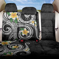 Kanaka Maoli Hawaii Plumeria Back Car Seat Cover Dancing Tentacles Black Style LT7 One Size Black - Polynesian Pride