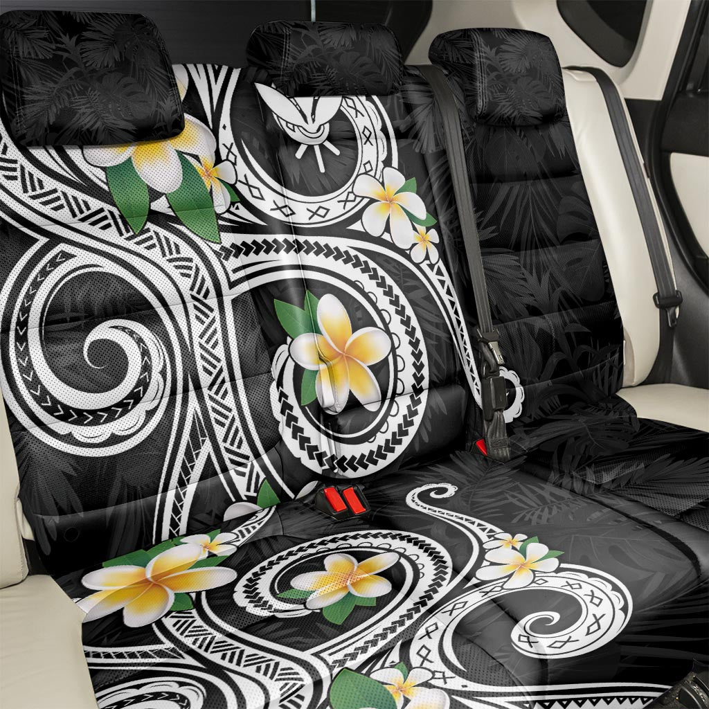 Kanaka Maoli Hawaii Plumeria Back Car Seat Cover Dancing Tentacles Black Style LT7 - Polynesian Pride