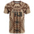 Bula Fiji Vintage T Shirt Brown Masi Motifs