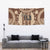 Bula Fiji Vintage Tapestry Brown Masi Motifs