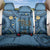 Bula Fiji Vintage Back Car Seat Cover Prussian Blue Masi Motifs