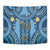 Bula Fiji Vintage Tapestry Prussian Blue Masi Motifs