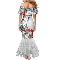 Bula Fiji Day Family Matching Mermaid Dress and Hawaiian Shirt Tagimaucia on Masi Pattern LT7 - Polynesian Pride