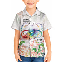 Fight Cancer In All Colors Hawaiian Shirt Plumeria Mix Tapa Pattern