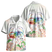 Fight Cancer In All Colors Kid Hawaiian Shirt Plumeria Mix Tapa Pattern