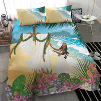 Aloha Hawaii Makahiki Hula Dance Bedding Set Beach Scenery LT7 - Polynesian Pride