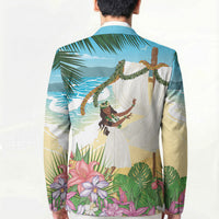 Aloha Hawaii Makahiki Hula Dance Blazer Beach Scenery LT7 - Polynesian Pride