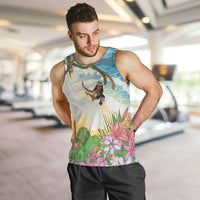 Aloha Hawaii Makahiki Hula Dance Men Tank Top Beach Scenery LT7 Multicolor - Polynesian Pride