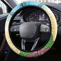 Aloha Hawaii Makahiki Hula Dance Steering Wheel Cover Beach Scenery LT7 - Polynesian Pride