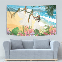 Aloha Hawaii Makahiki Hula Dance Tapestry Beach Scenery LT7 - Polynesian Pride