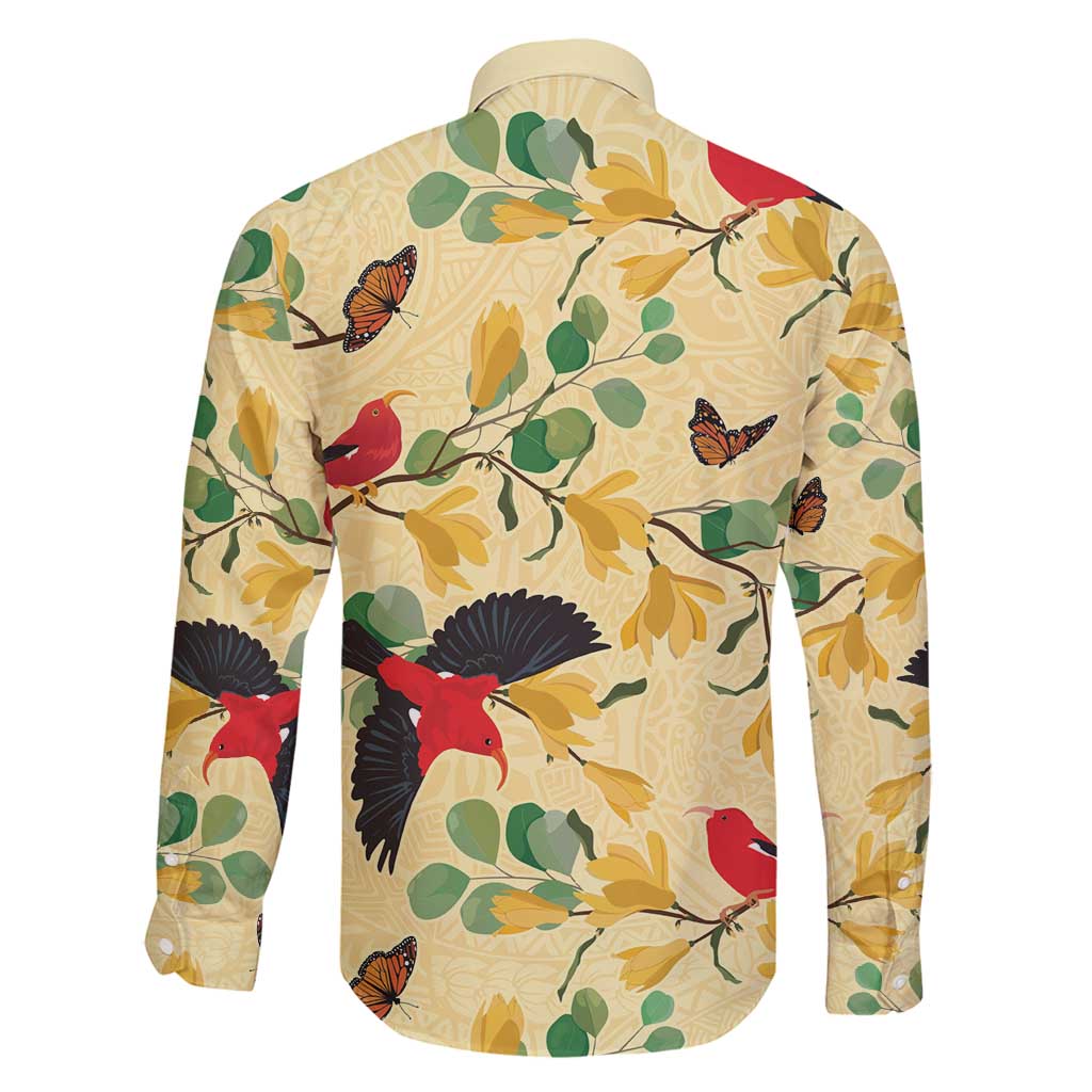 Aloha Hawaii Family Matching Puletasi and Hawaiian Shirt I'iwi on Mamane Pastel Cream LT7 - Polynesian Pride