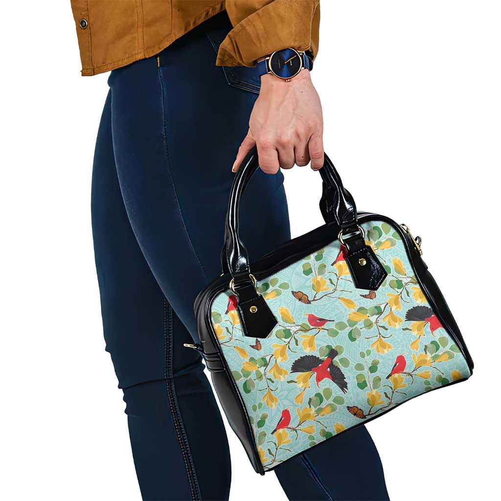 Aloha Hawaii Shoulder Handbag I'iwi on Mamane Pastel Turquoise