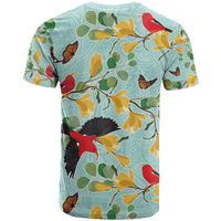 Aloha Hawaii T Shirt I'iwi on Mamane Pastel Turquoise LT7 - Polynesian Pride