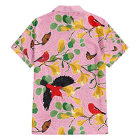 Aloha Hawaii Family Matching Puletasi and Hawaiian Shirt I'iwi on Mamane Pastel Pink LT7 - Polynesian Pride