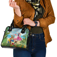 Have Yourself A Beachy Little Christmas Shoulder Handbag with Santa Chilling LT7 - Polynesian Pride