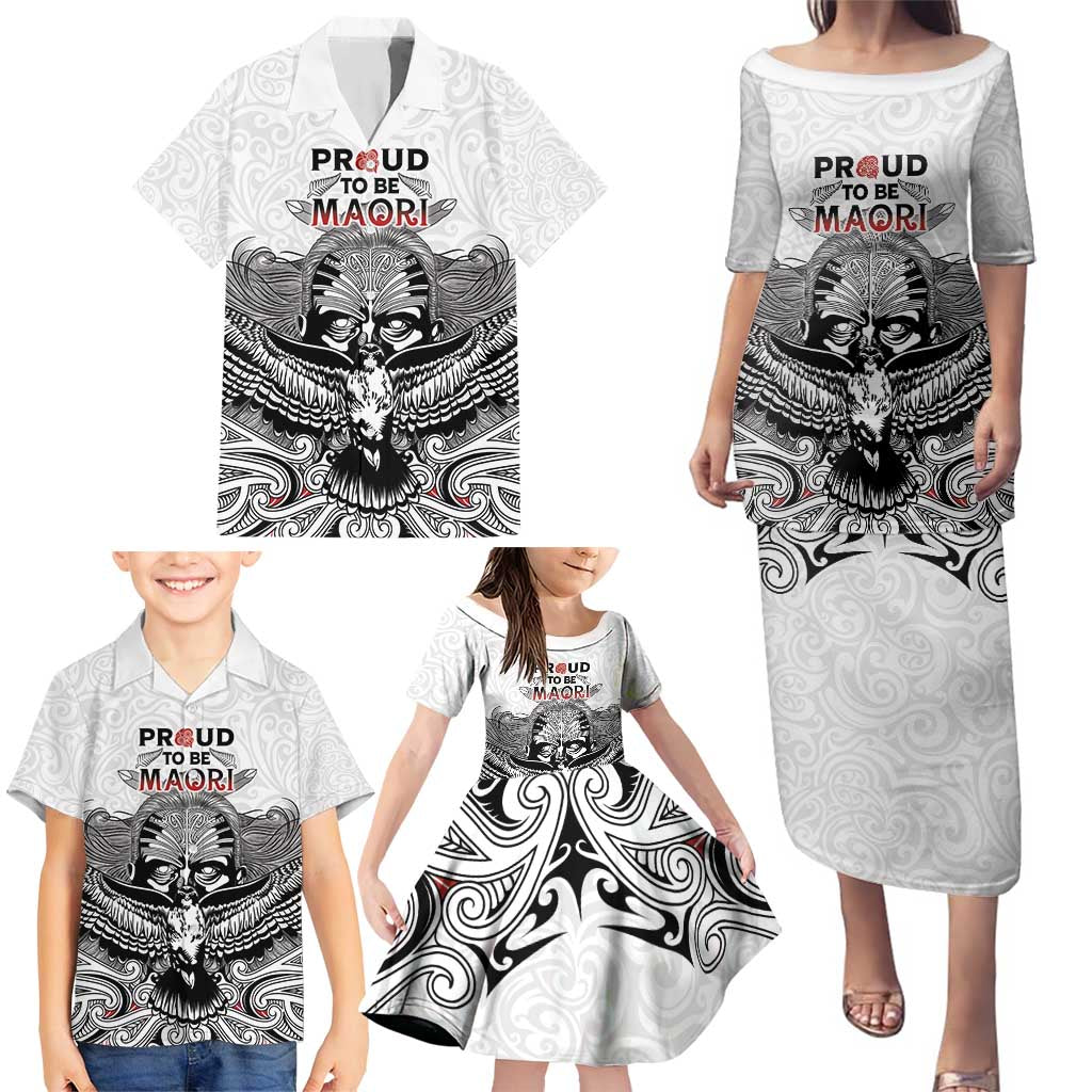 Aotearoa Personalized Family Matching Puletasi and Hawaiian Shirt Proud To Be Maori LT7 - Polynesian Pride