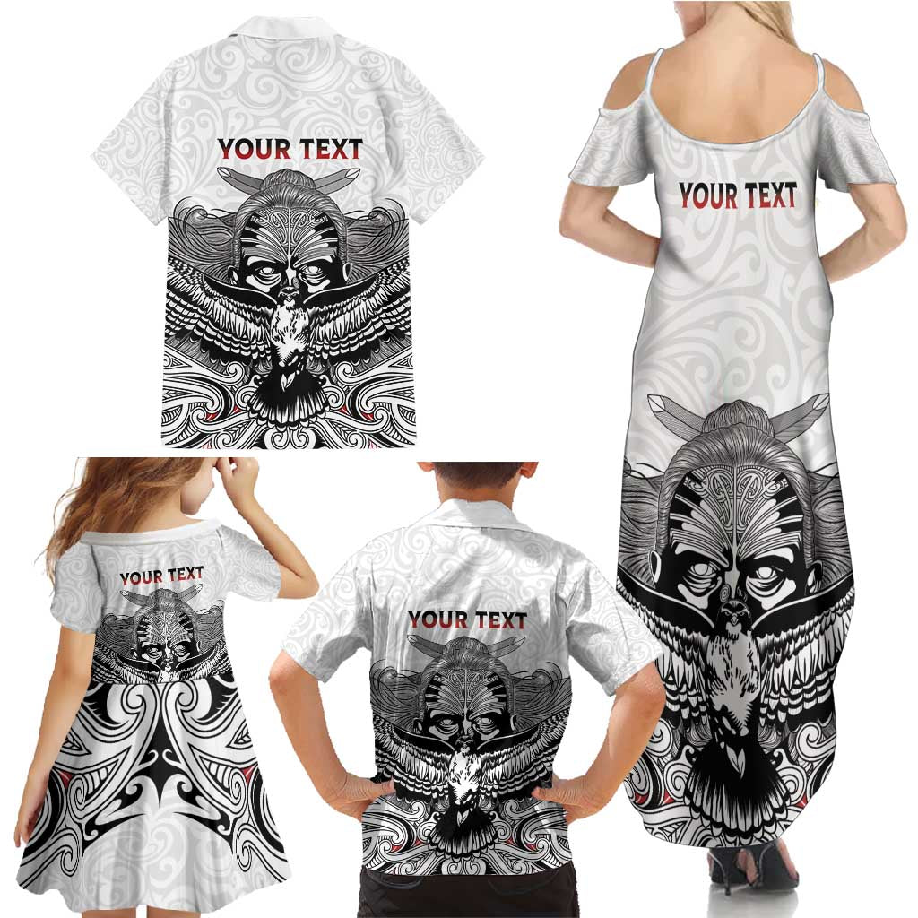 Aotearoa Personalized Family Matching Summer Maxi Dress and Hawaiian Shirt Proud To Be Maori LT7 - Polynesian Pride