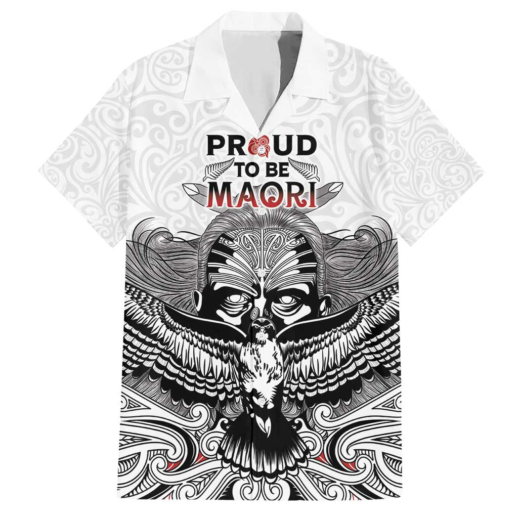 Aotearoa Personalized Hawaiian Shirt Proud To Be Maori LT7 White - Polynesian Pride