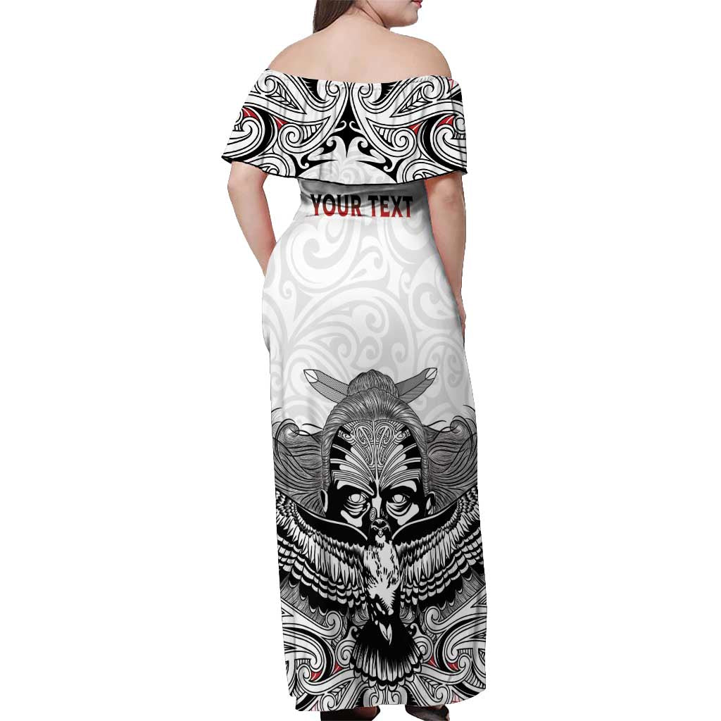 Aotearoa Personalized Off Shoulder Maxi Dress Proud To Be Maori LT7 - Polynesian Pride