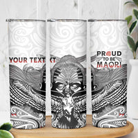 Aotearoa Personalized Skinny Tumbler Proud To Be Maori LT7 - Polynesian Pride