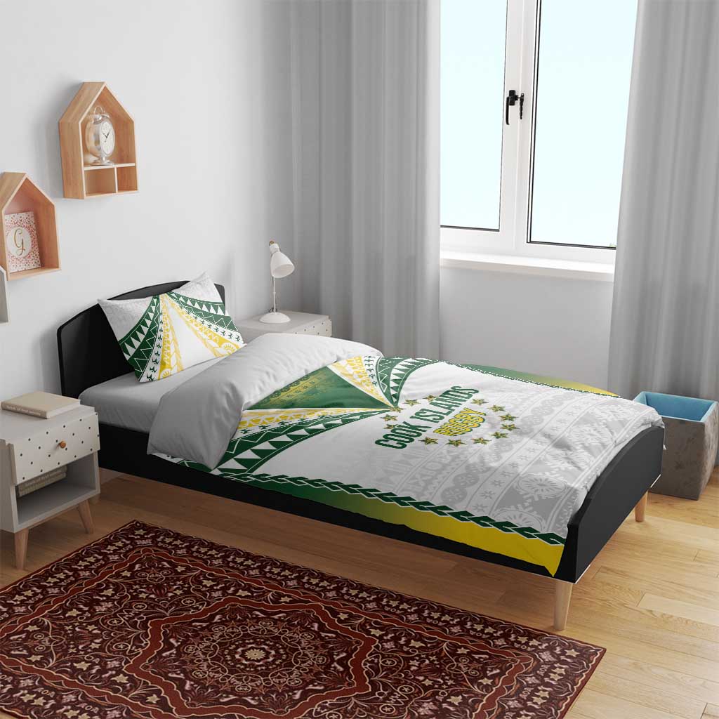 Cook Islands Rugby Bedding Set Kuki's Aitu Champions - Polynesian Pride