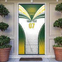 Cook Islands Rugby Custom Door Cover Kuki's Aitu Champions LT7 Colorful - Polynesian Pride