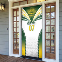 Cook Islands Rugby Custom Door Cover Kuki's Aitu Champions LT7 - Polynesian Pride