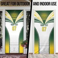 Cook Islands Rugby Custom Door Cover Kuki's Aitu Champions LT7 - Polynesian Pride