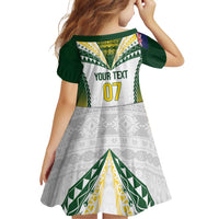 Cook Islands Rugby Custom Family Matching Summer Maxi Dress and Hawaiian Shirt Kuki's Aitu Champions LT7 - Polynesian Pride