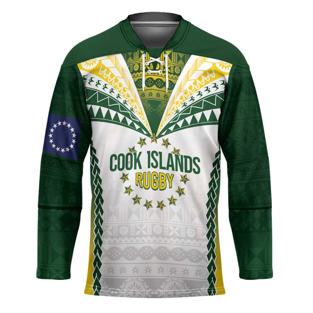 Cook Islands Rugby Custom Hockey Jersey Kuki's Aitu Champions LT7 Unisex Colorful - Polynesian Pride
