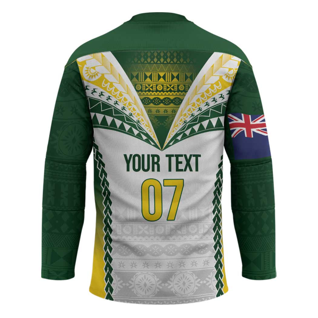 Cook Islands Rugby Custom Hockey Jersey Kuki's Aitu Champions LT7 - Polynesian Pride