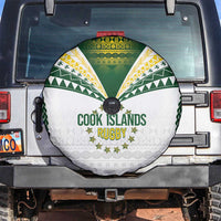 Cook Islands Rugby Spare Tire Cover Kuki's Aitu Champions LT7 Colorful - Polynesian Pride