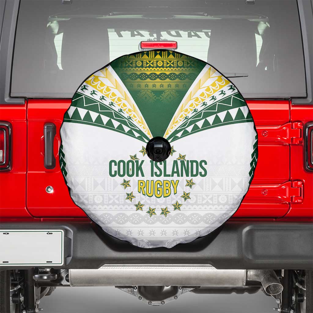 Cook Islands Rugby Spare Tire Cover Kuki's Aitu Champions LT7 - Polynesian Pride