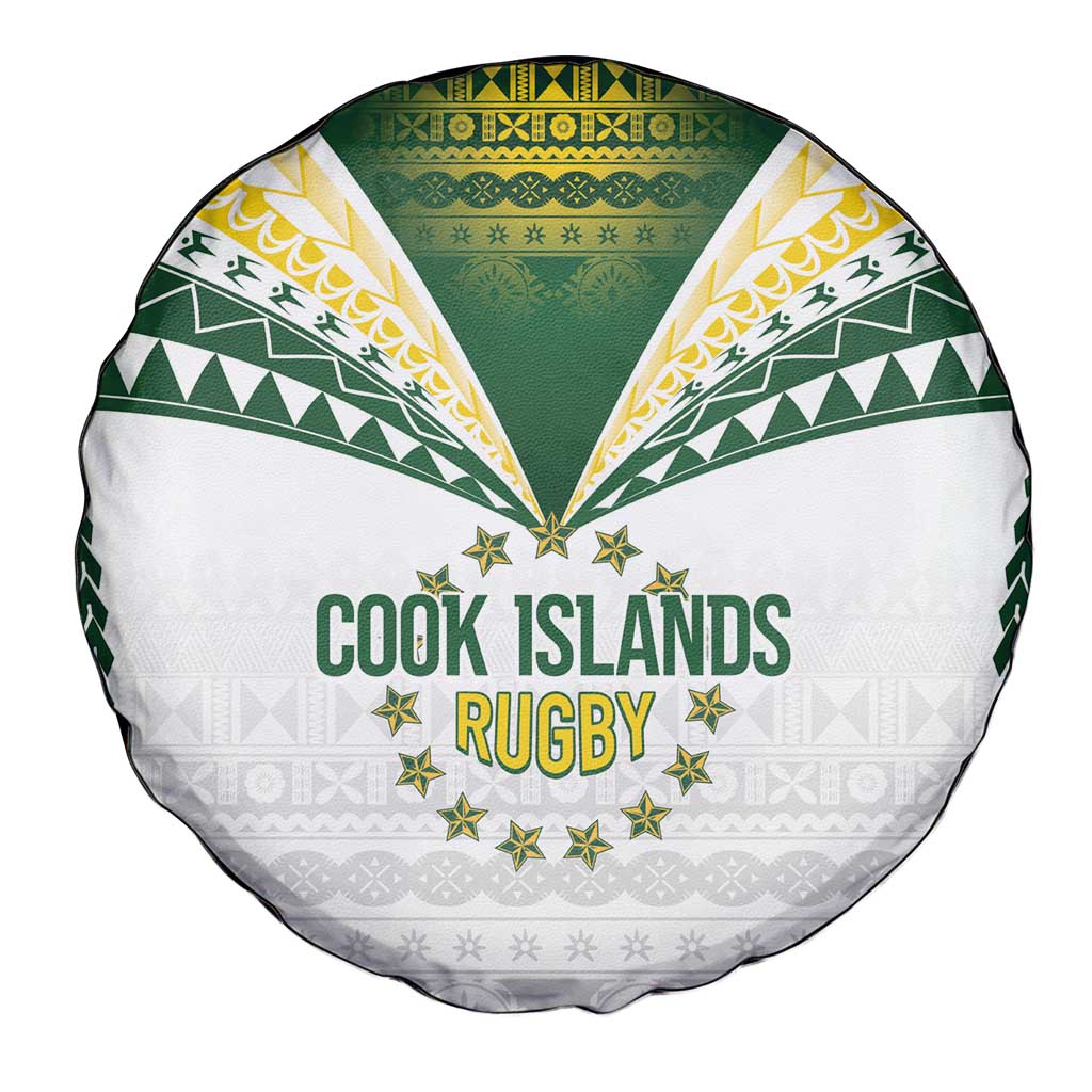 Cook Islands Rugby Spare Tire Cover Kuki's Aitu Champions LT7 - Polynesian Pride