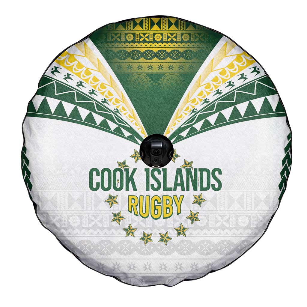 Cook Islands Rugby Spare Tire Cover Kuki's Aitu Champions LT7 - Polynesian Pride