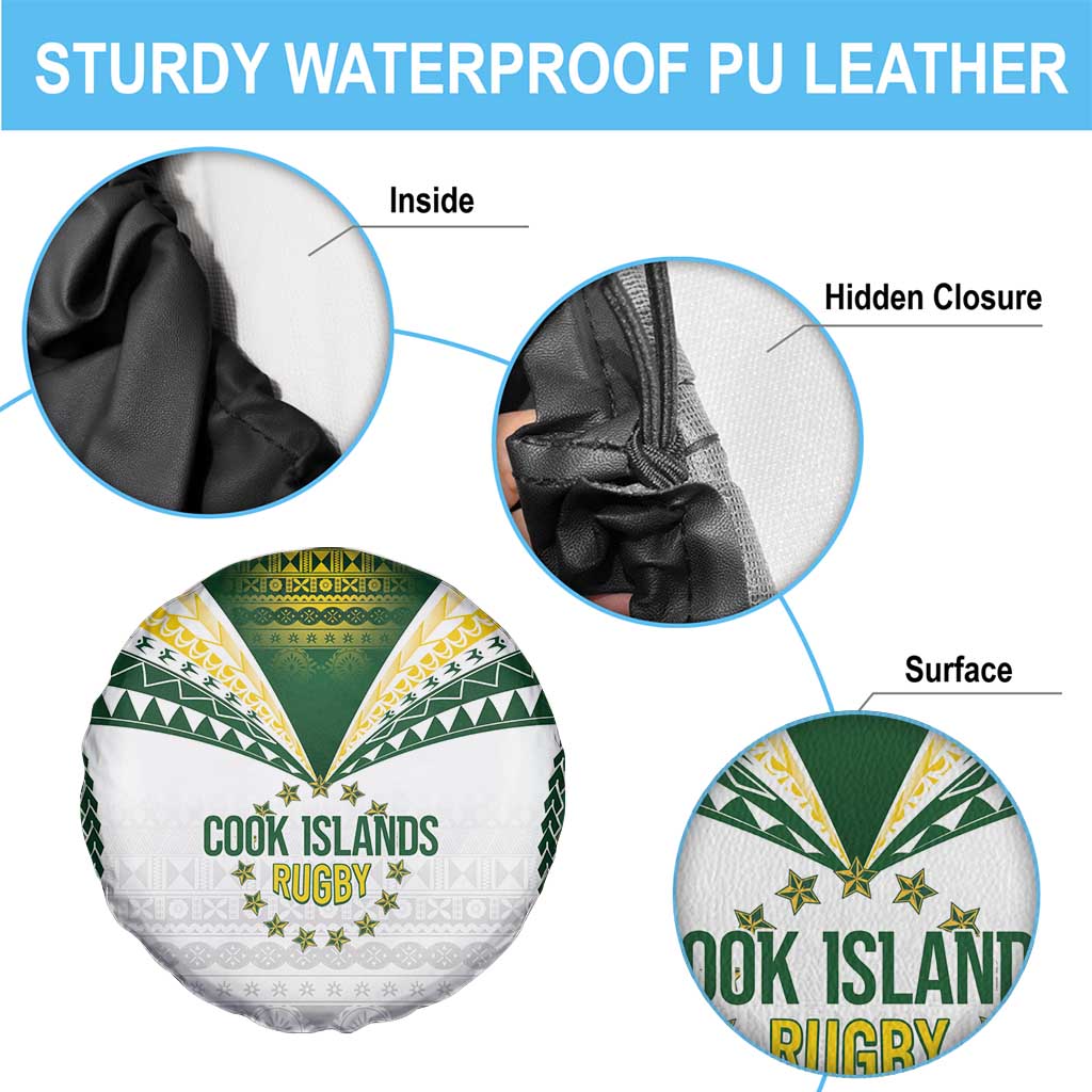 Cook Islands Rugby Spare Tire Cover Kuki's Aitu Champions LT7 - Polynesian Pride