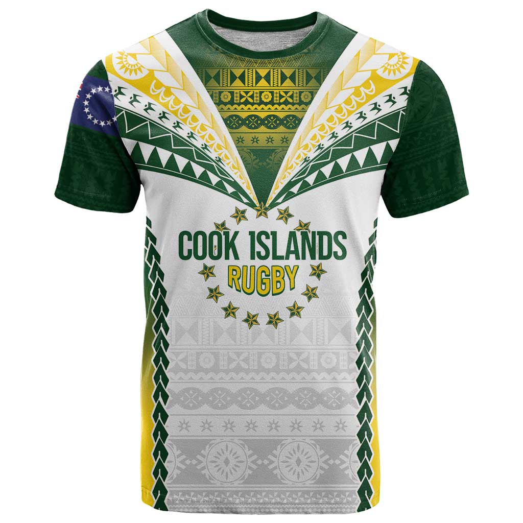 Cook Islands Rugby Custom T Shirt Kuki's Aitu Champions LT7 Colorful - Polynesian Pride