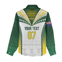 Cook Islands Rugby Custom Women Casual Shirt Kuki's Aitu Champions - Polynesian Pride