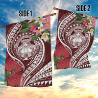 Aloha Hawaii Big Island Garden Flag Ohia Lehua Wahine LT7 - Polynesian Pride