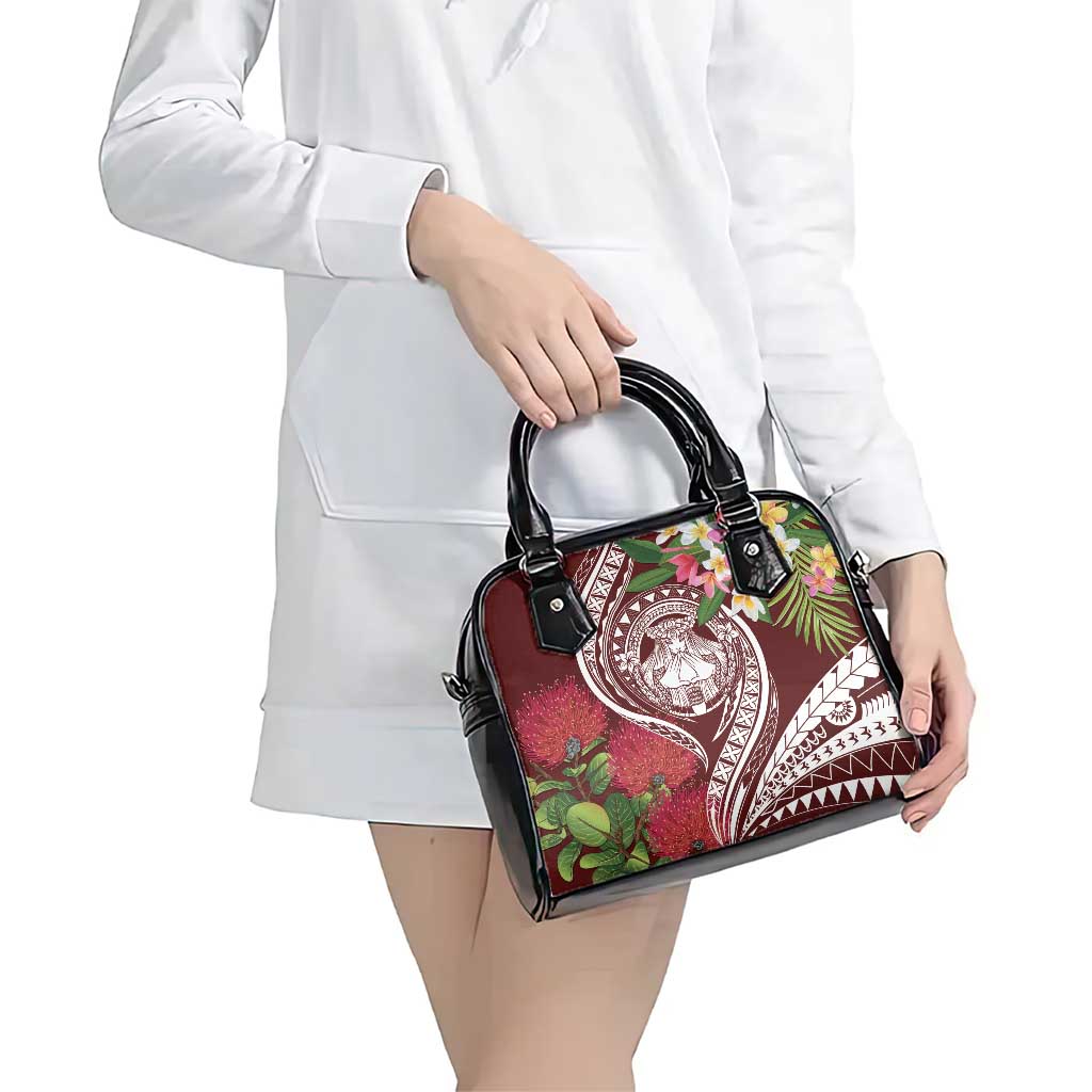 Aloha Hawaii Big Island Shoulder Handbag Ohia Lehua Wahine