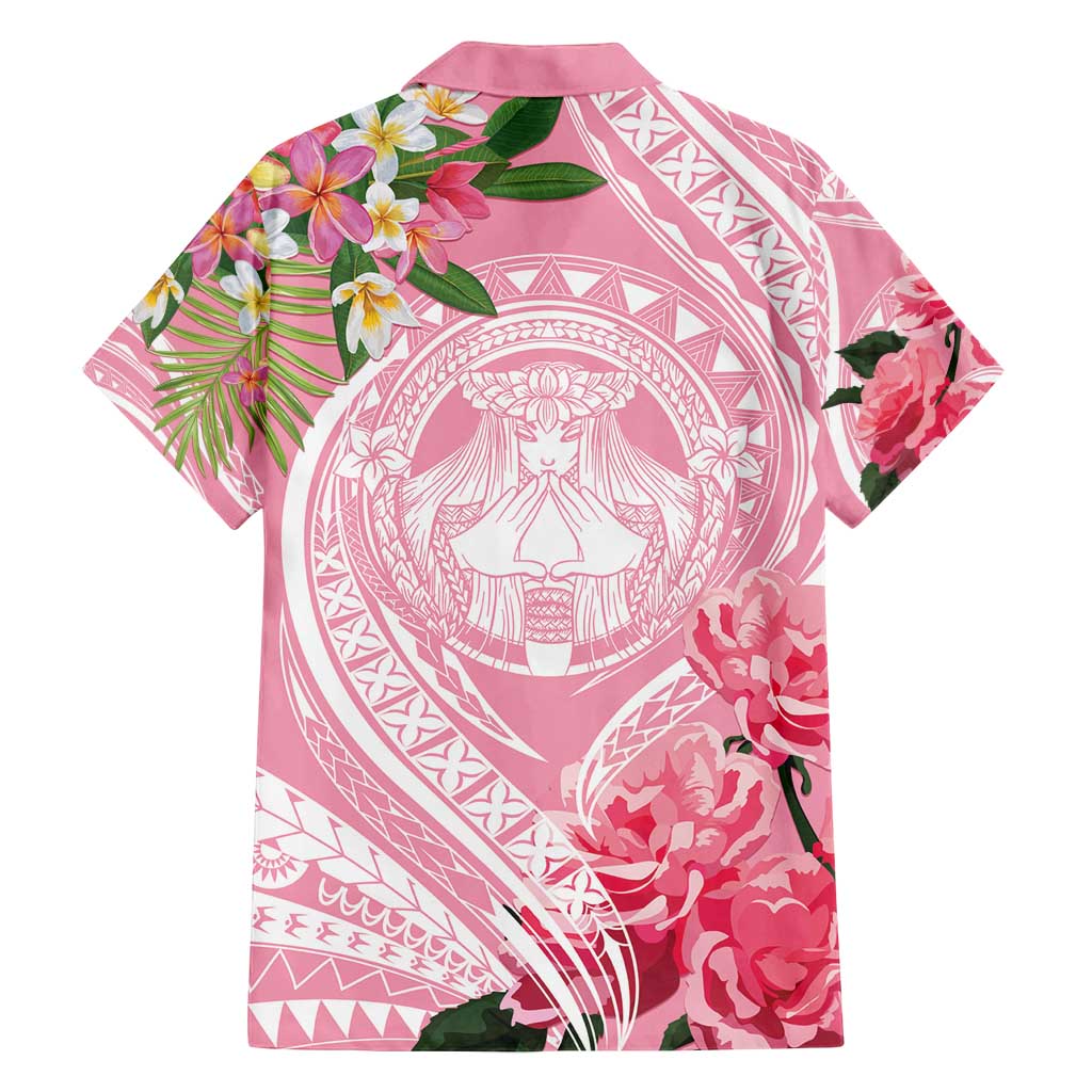 Aloha Hawaii Maui Family Matching Puletasi and Hawaiian Shirt Goddess Lokelani Rose LT7 - Polynesian Pride