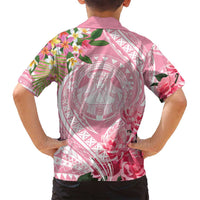 Aloha Hawaii Maui Family Matching Summer Maxi Dress and Hawaiian Shirt Goddess Lokelani Rose LT7 - Polynesian Pride