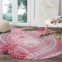 Aloha Hawaii Maui Round Carpet Goddess Lokelani Rose LT7 - Polynesian Pride