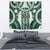 Bula Fiji Vintage Tapestry Phthalo Green Masi Motifs